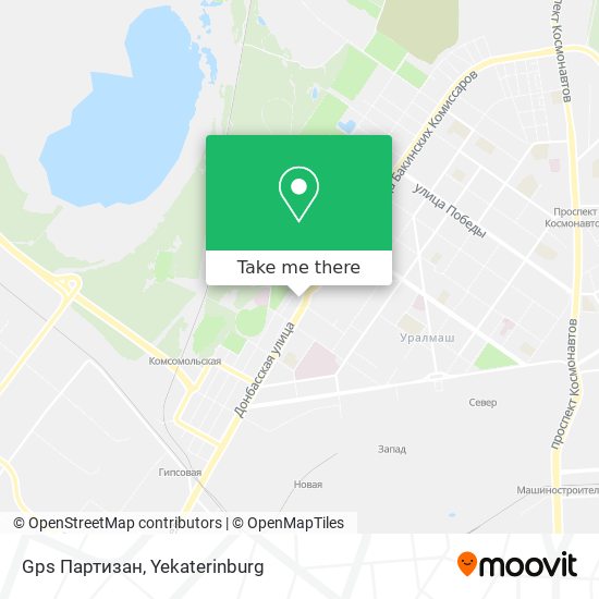 Gps Партизан map