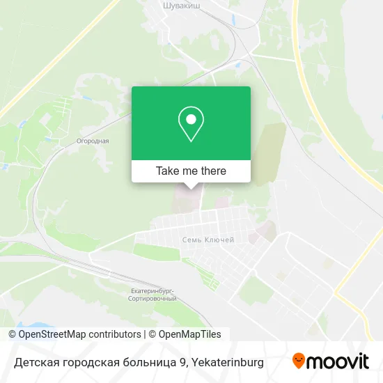 Детская городская больница 9 map