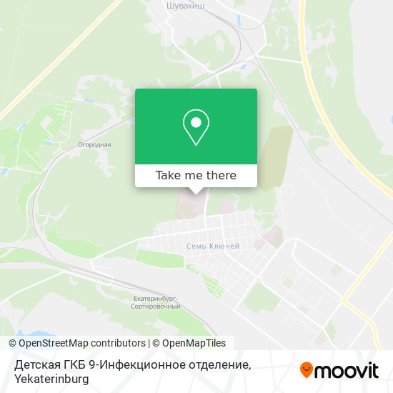 Детская ГКБ 9-Инфекционное отделение map