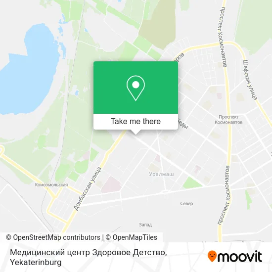 Медицинский центр Здоровое Детство map