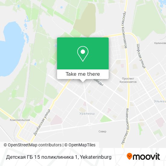 Детская ГБ 15 поликлиника 1 map