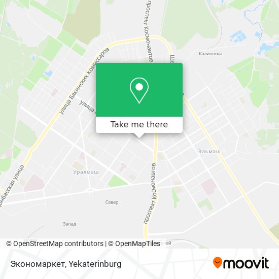 Экономаркет map