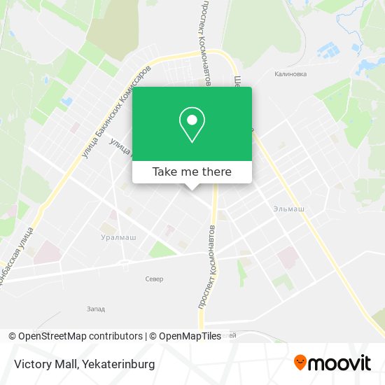 Victory Mall map