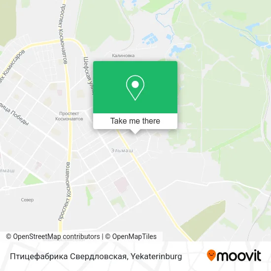 Птицефабрика Свердловская map