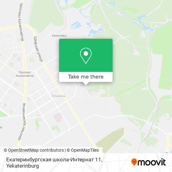 Екатеринбургская школа-Интернат 11 map