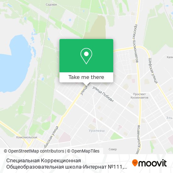 Специальная Коррекционная Общеобразовательная школа-Интернат №111 map