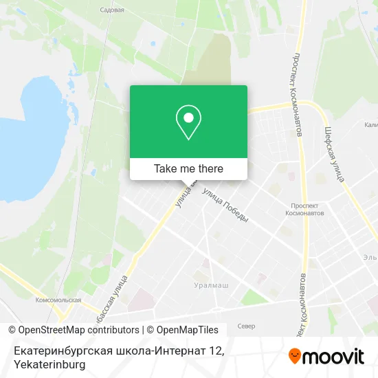 Екатеринбургская школа-Интернат 12 map
