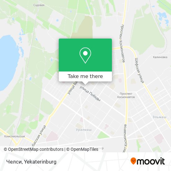 Челси map