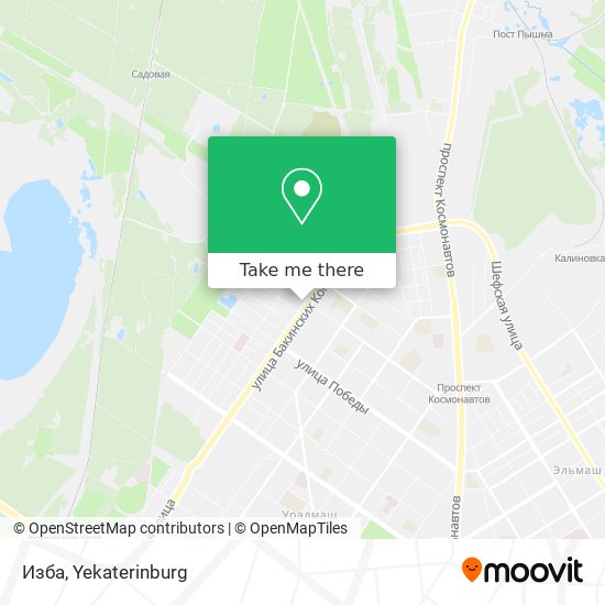 Изба map