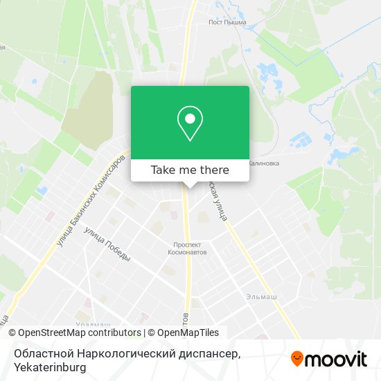 Областной Наркологический диспансер map