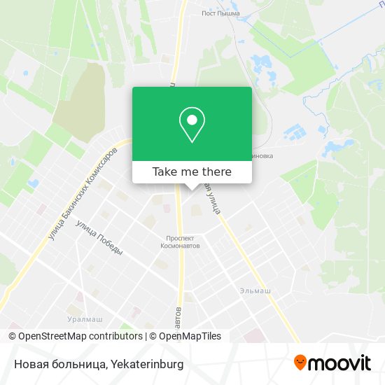 Новая больница map