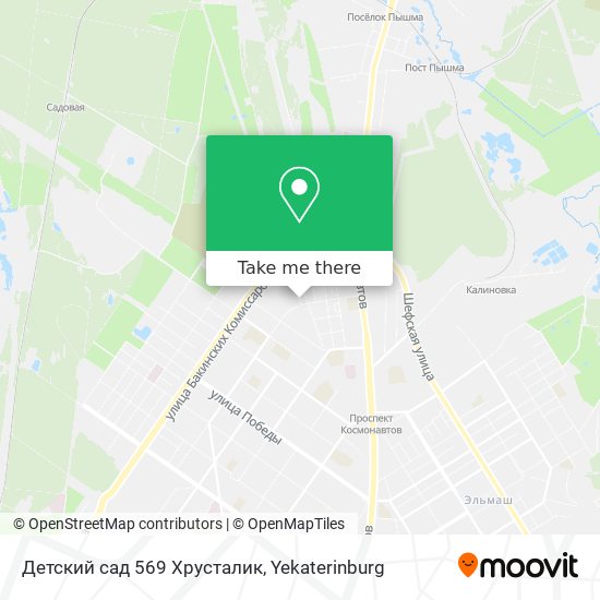 Детский сад 569 Хрусталик map
