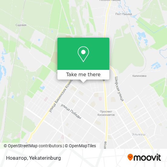 Новатор map