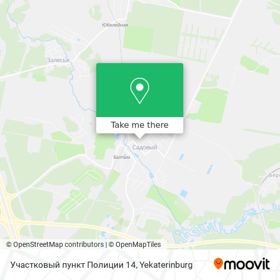 Участковый пункт Полиции 14 map