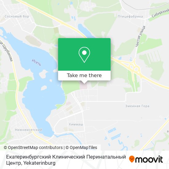 Екатеринбургский Клинический Перинатальный Центр map