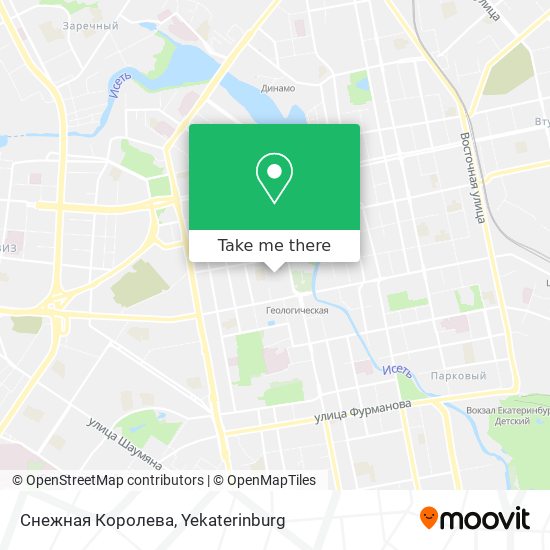 Снежная Королева map