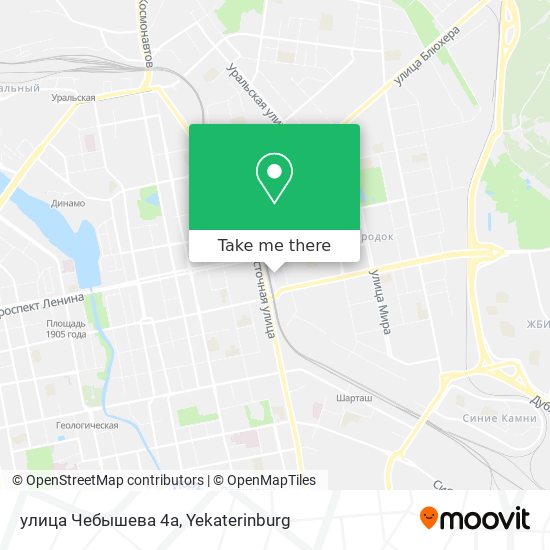 улица Чебышева 4а map