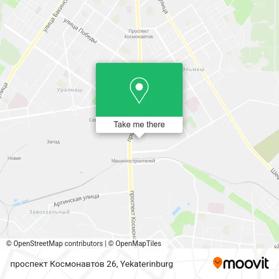 проспект Космонавтов 26 map