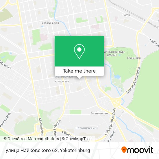 улица Чайковского 62 map