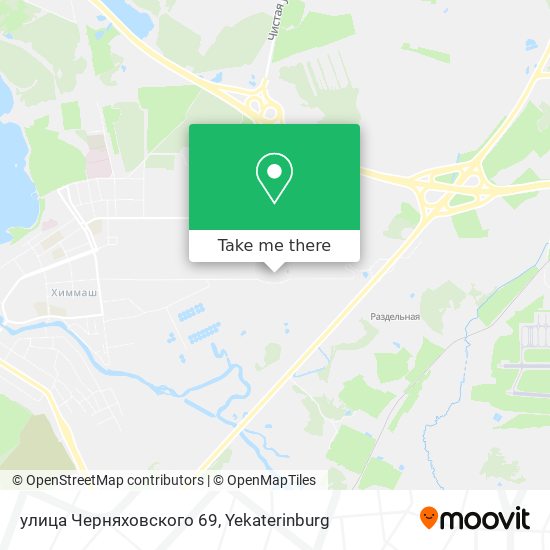 улица Черняховского 69 map