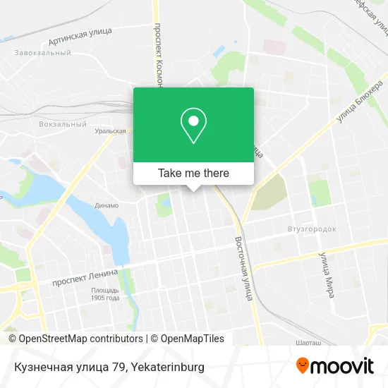 Кузнечная улица 79 map