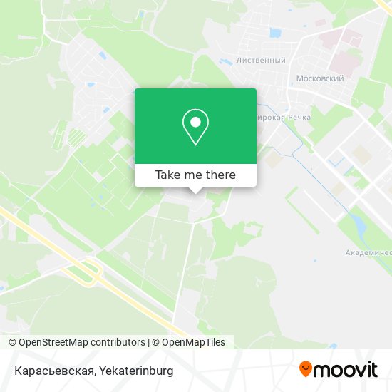 Карасьевская map