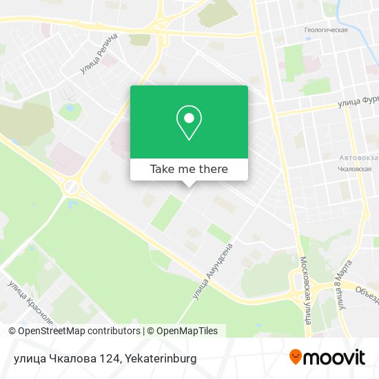 улица Чкалова 124 map