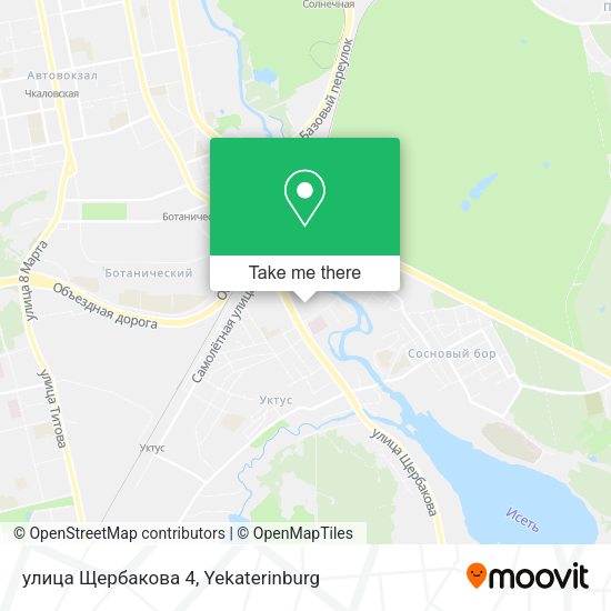 улица Щербакова 4 map