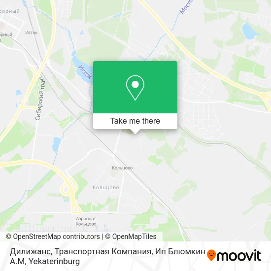 Дилижанс, Транспортная Компания, Ип Блюмкин А.М map