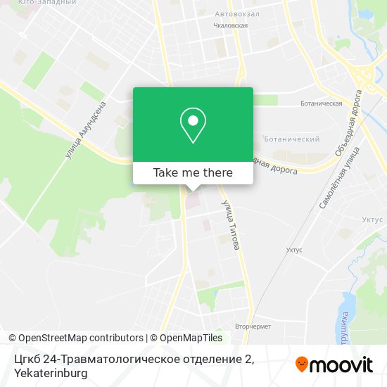 Цгкб 24-Травматологическое отделение 2 map