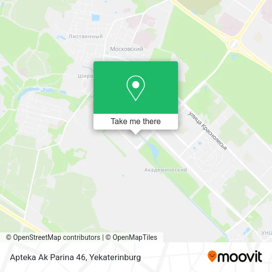 Apteka Ak Parina 46 map