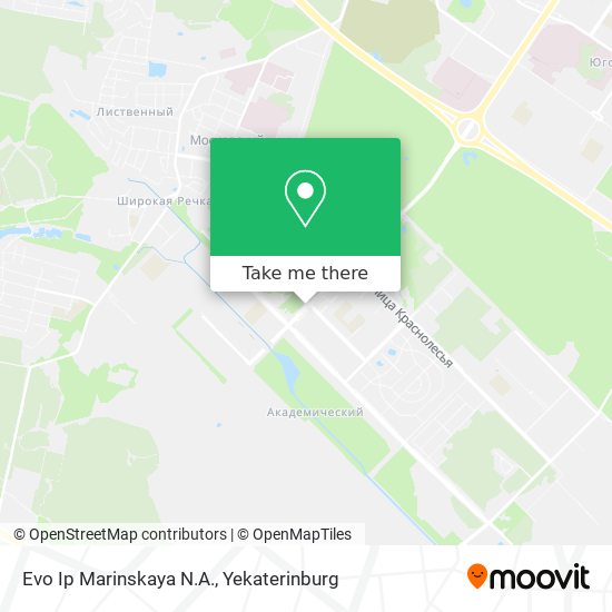 Evo Ip Marinskaya N.A. map