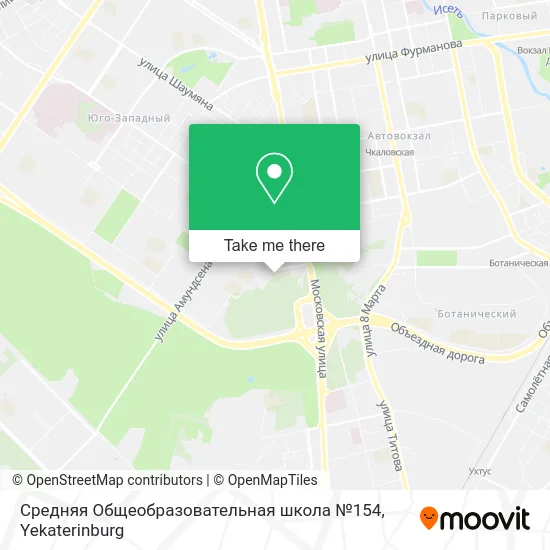 Средняя Общеобразовательная школа №154 map