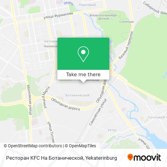 Ресторан KFC На Ботанической map