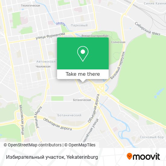 Избирательный участок map