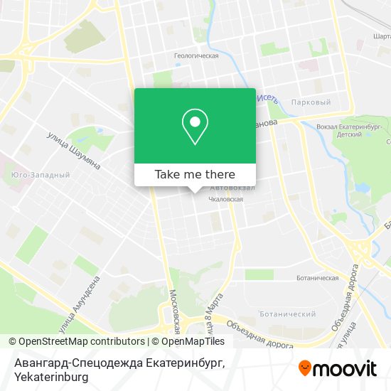 Авангард-Спецодежда Екатеринбург map