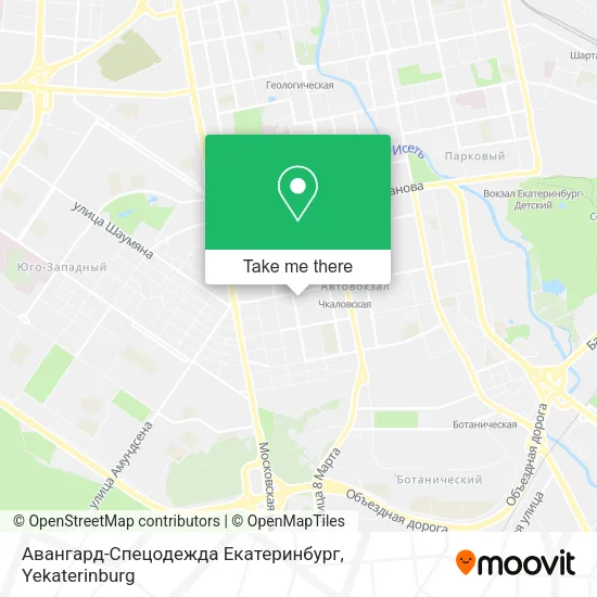 Авангард-Спецодежда Екатеринбург map