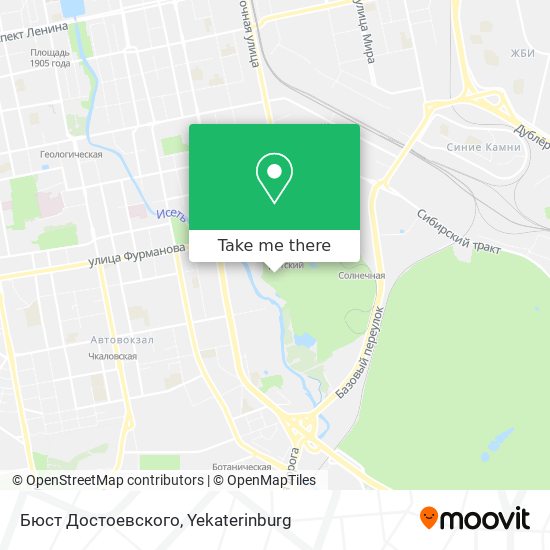 Бюст Достоевского map