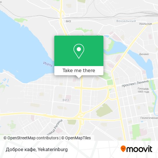 Доброе кафе map