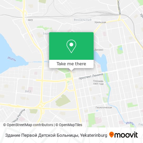 Здание Первой Детской Больницы map