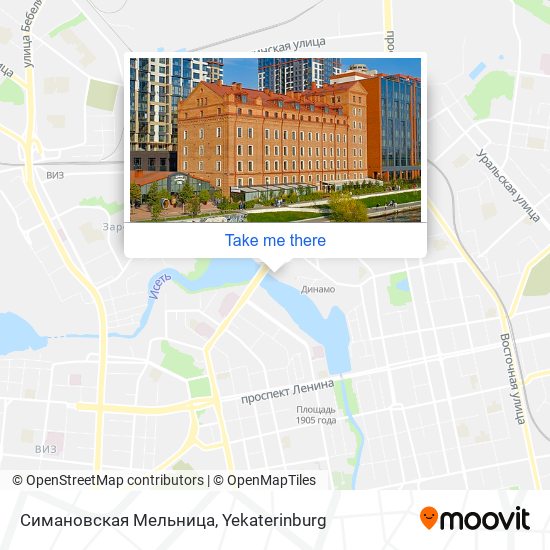 Симановская Мельница map