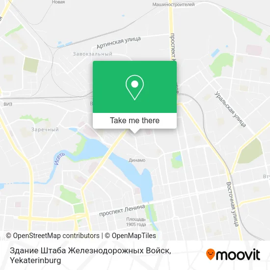 Здание Штаба Железнодорожных Войск map