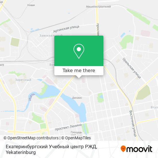 Екатеринбургский Учебный центр РЖД map