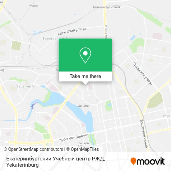 Екатеринбургский Учебный центр РЖД map