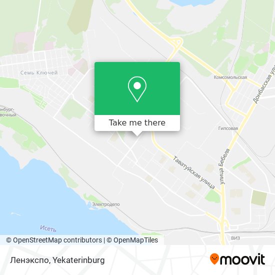 Ленэкспо map