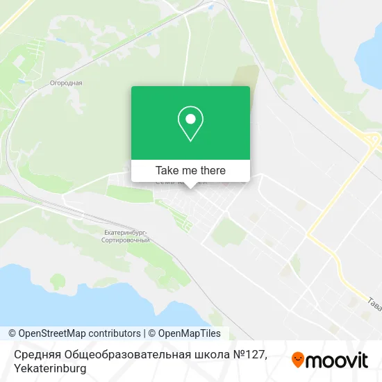 Средняя Общеобразовательная школа №127 map