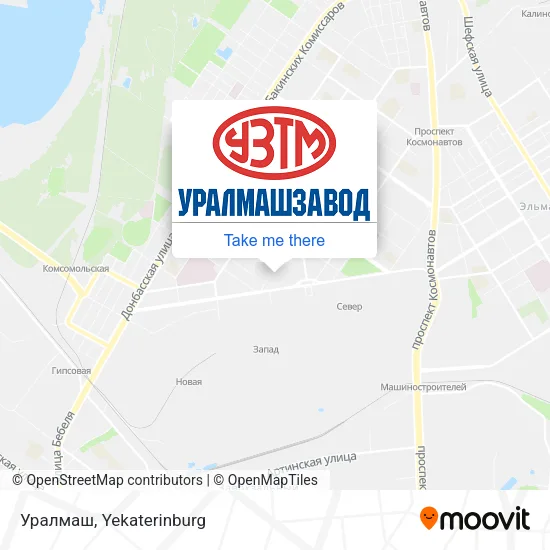 Уралмаш map