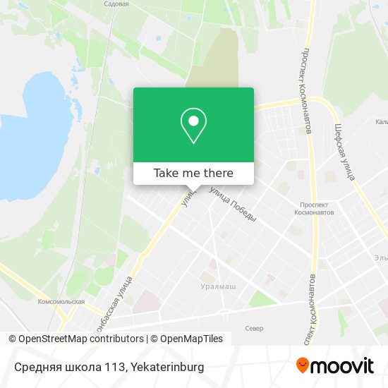 Средняя школа 113 map