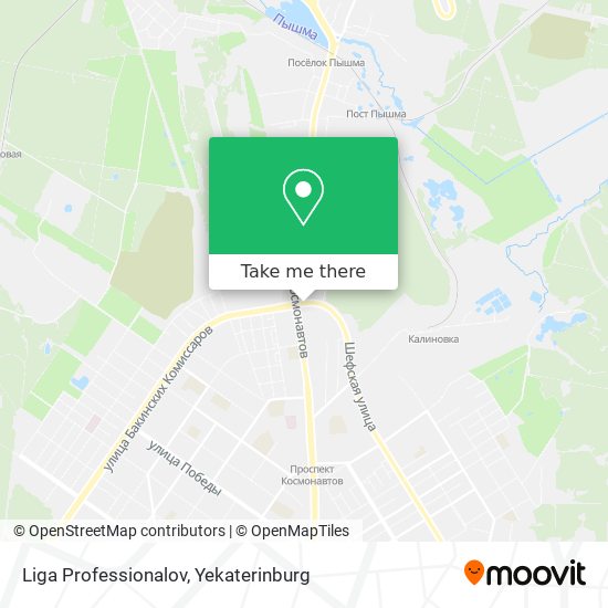 Liga Professionalov map