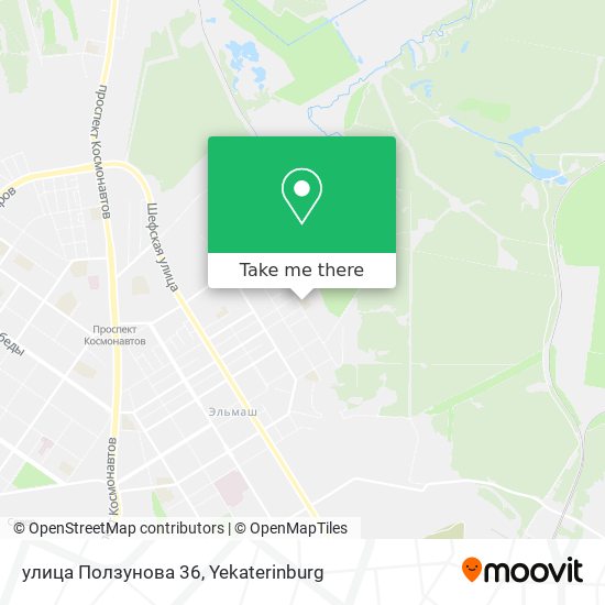 улица Ползунова 36 map